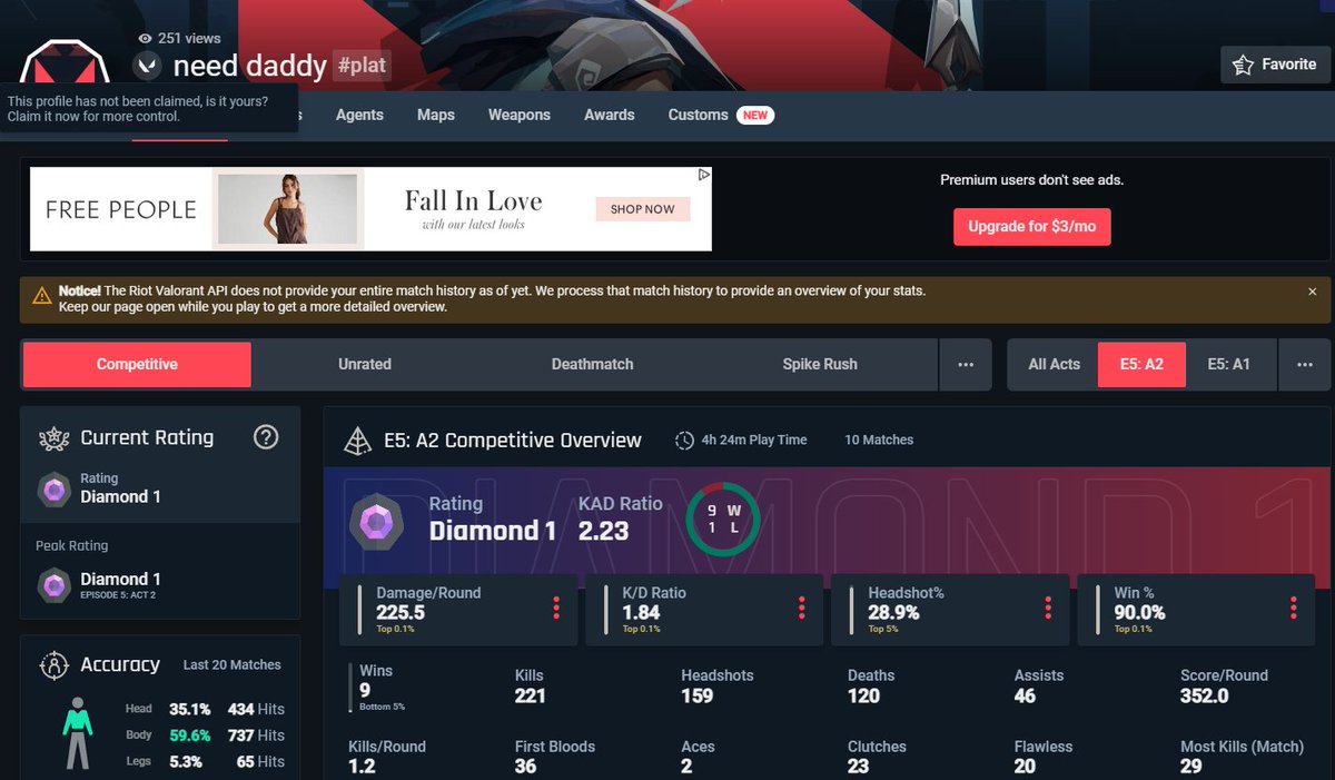 asborgers's tweet photo. @ItsGamerDoc need daddy#plat is blatantly walling/triggerbotting, 4 stack every site we went to, also claims to be "rad on main", so could be smurfing at the very least. here is his tracker as well https://t.co/xTwZ7fRRj1