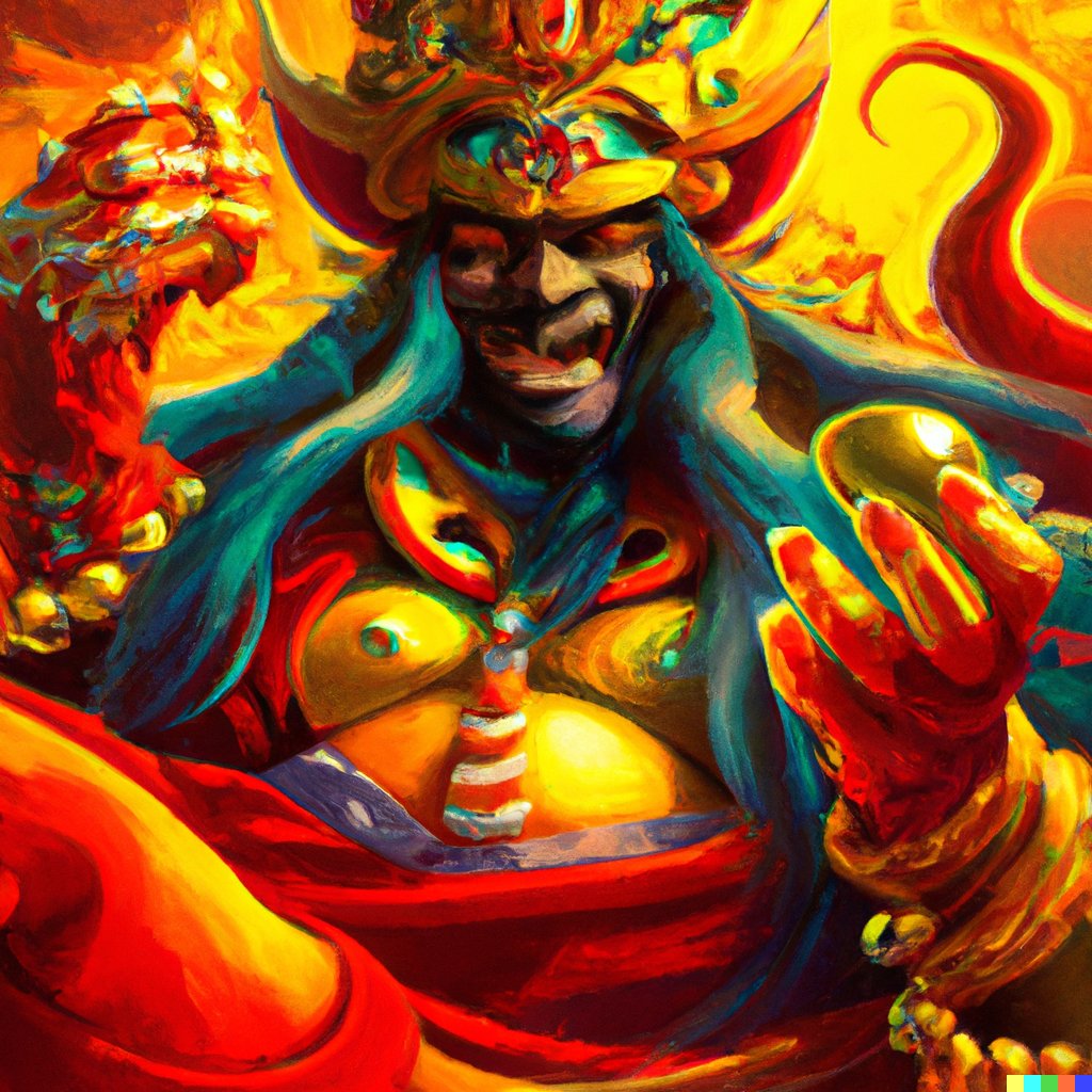 RealDrust's tweet image. The god of gold. #drawing #drawings