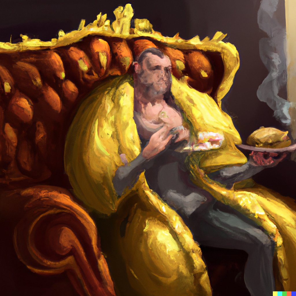 RealDrust's tweet image. Dinner of the golden king. #drawing #drawings