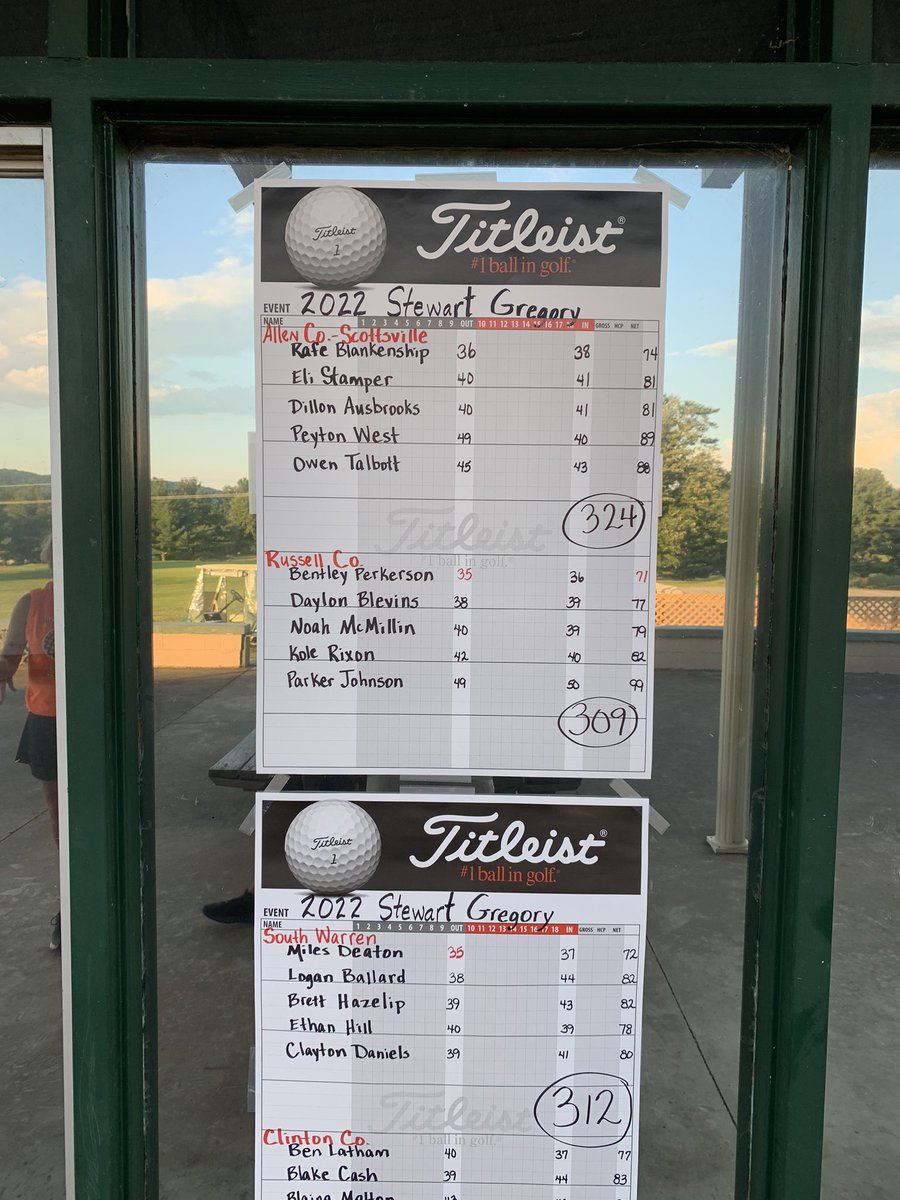 golf_laker's tweet photo. Really proud of our team!  Playing in the Stewart Gregory Memorial at Wayne County. We shot our season low score of 309 and finished 4th as a team! https://t.co/eGmS3muFCi