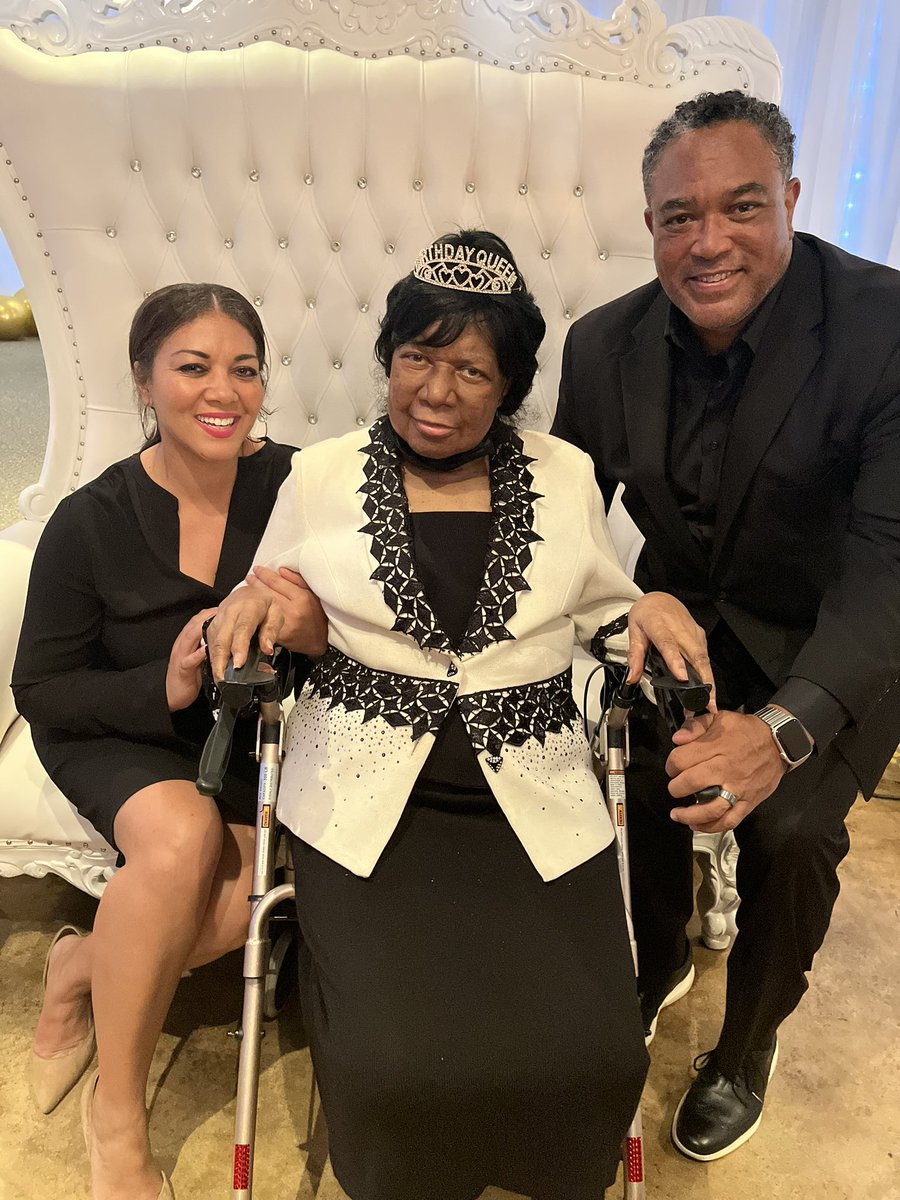 Beauty+Grace+Elegance
Class+Love+Faith
Acceptance+Understanding+Authentic 
That’s Mama Frances! She’s 86 years young and we were blessed to help celebrate her today and personally let her know how much she means to us and just how much we love her!