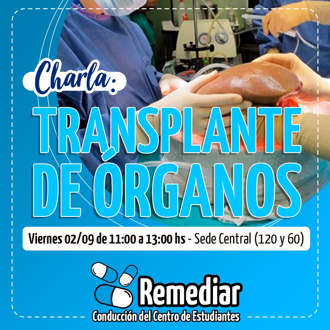 RemediarUNLP's tweet photo. Lxs invitamos a todxs a esta gran SEMANA DE FORMACIÓN que organizamos desde Remediar para ampliar nuestros conocimientos como futurxs profesionales de la salud 👩🏻‍⚕️💙 https://t.co/OaD4utUqVo