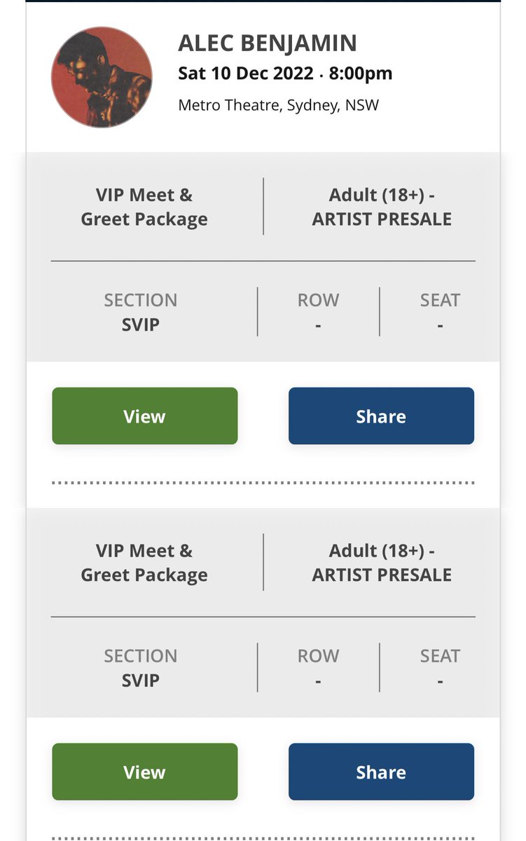 Nooshy78's tweet photo. @AlecBenjamin see ya in Sydney!!👋🏼👋🏼 https://t.co/uKt1yB9vbH