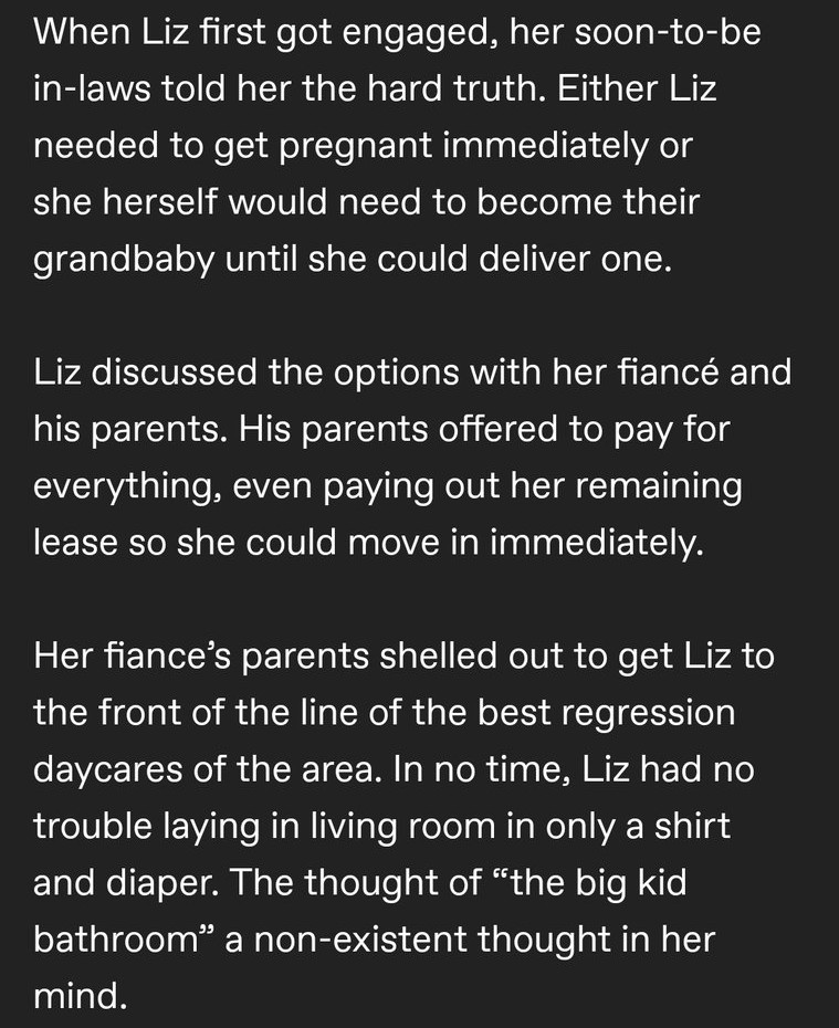 dl_over's tweet photo. Here's a caption from subndiapers on Tumblr for #maxscapses
In addition to this Twitter, I run an archival Tumblr account focusing on abdl captions. You can find this caption and many others here
https://t.co/ZHpKqGoTfL
#abdl #abdlcaps #abdlcaptions https://t.co/0mVfrK46Bb
