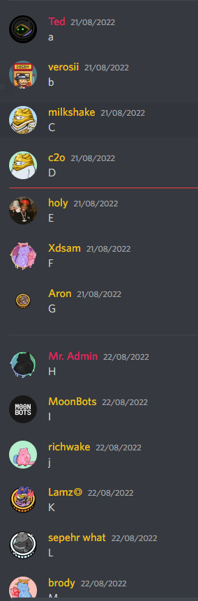mr_c2o's tweet photo. you know you going to moon when discord chat is on fire 🔥 @degenfatcats @realTedJ @verosii_sol @milkshake_SOL @xdsam16 @aron24carat @Lamz0_ @degenbrody https://t.co/ujLzbnEEmH
