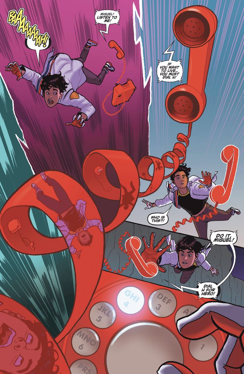 chelsdaniel280's tweet photo. “If you want to live…you must dial H!”
(Dial H for Hero #1 - Sam Humphries and Joe Quinones)
#HDial #MiguelMontez
#DCWonderComics #dccomics https://t.co/yKQ0pGAppR