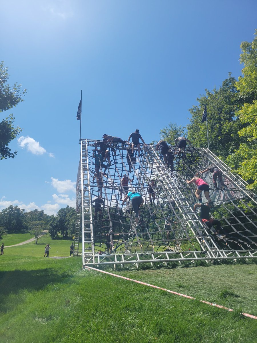 MtownPilates's tweet photo. Glad to be home after our first @SpartanRace! Here are some highlights. Good work today @booten77 and @Mathy_Jessica https://t.co/CHhwTRn2NN
