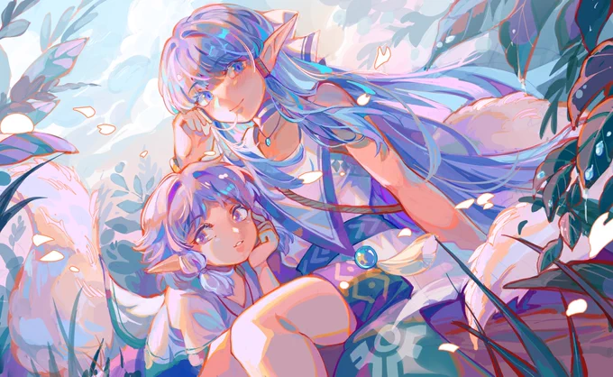 I got to draw #Olha and #Isha from !!  #yssistervibe 