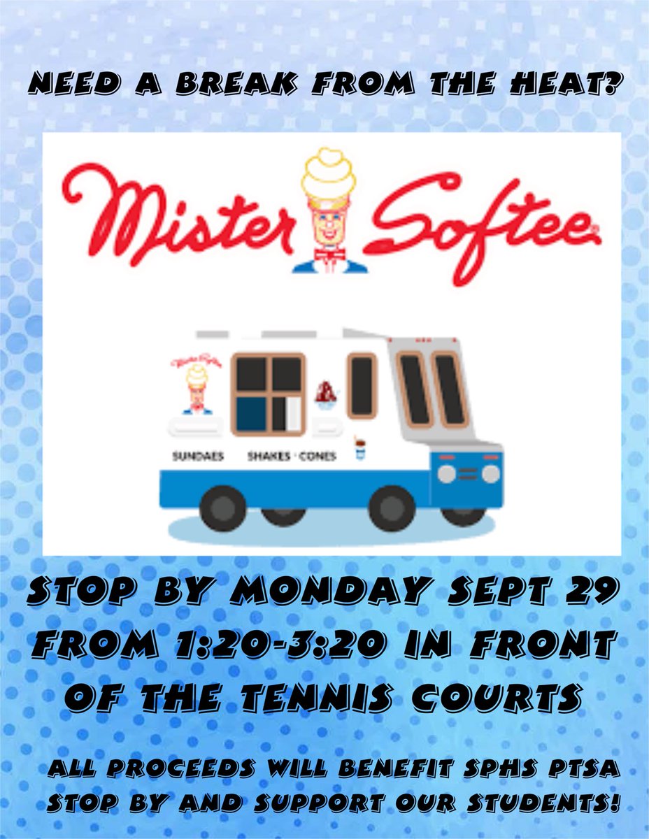 Need a tasty treat? Stop by tomorrow starting at 1:15. Serving at 1:20-3:20. All proceeds go to support our students of Santa Paula High!