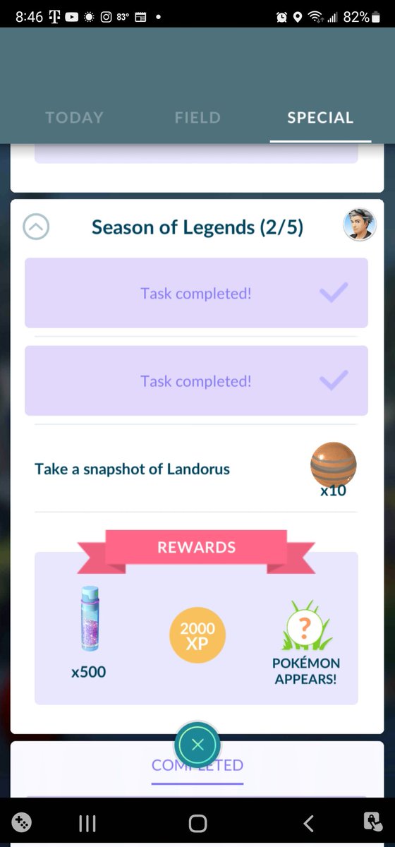 DebiDebbo's tweet photo. *Ahem...@PokemonGoApp #PokemonGO #Landorus Can we get dude back into raids so I can close this research task? #PleaseAndThankYou https://t.co/5nLEnNPfzX