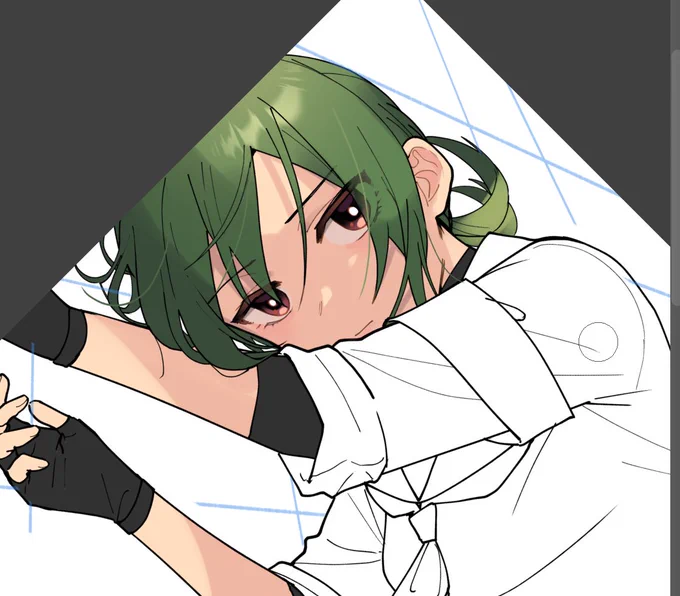 描いてる いい感じ 