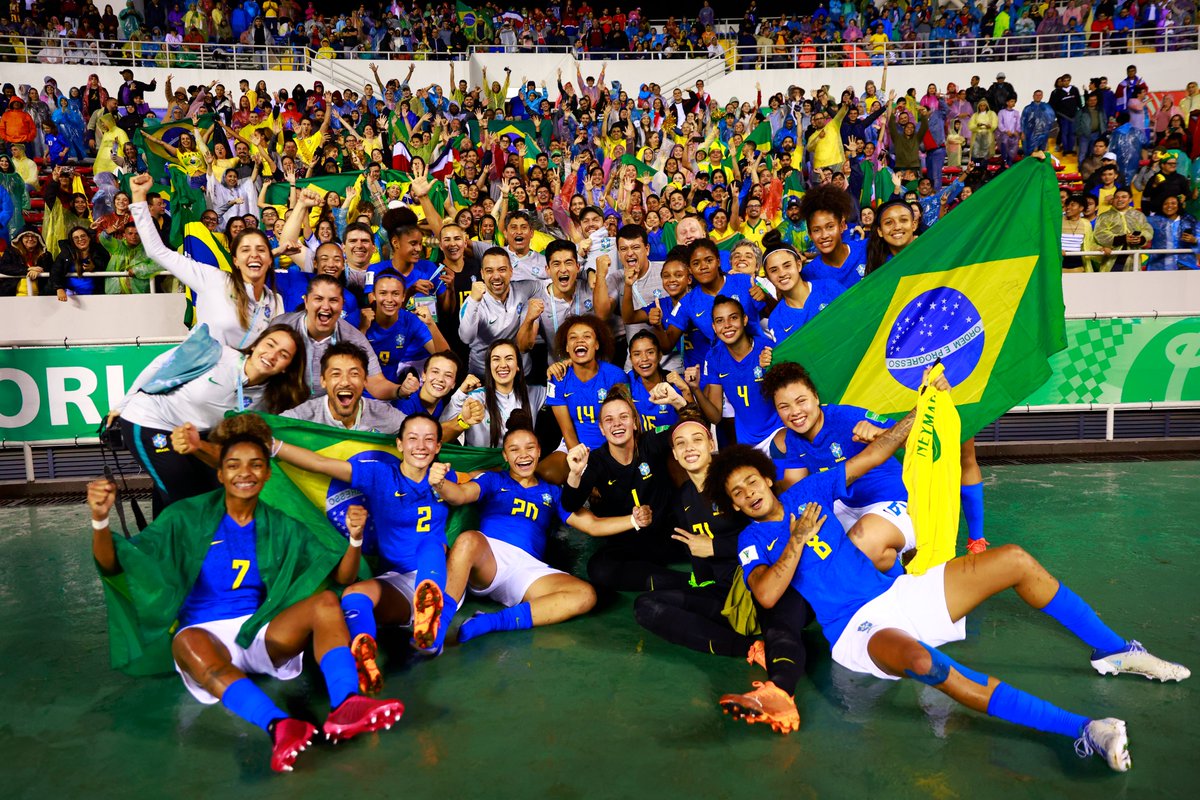FIFAWWC's tweet photo. 🥉 Congratulations, @SelecaoFeminina!

#U20WWC | #VamosJuntas https://t.co/ezCSwULVcM