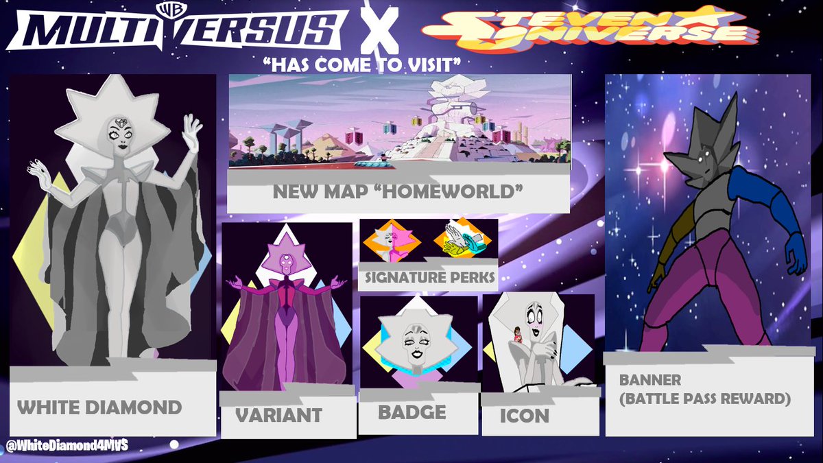 White Diamond For Multiversus tweet media