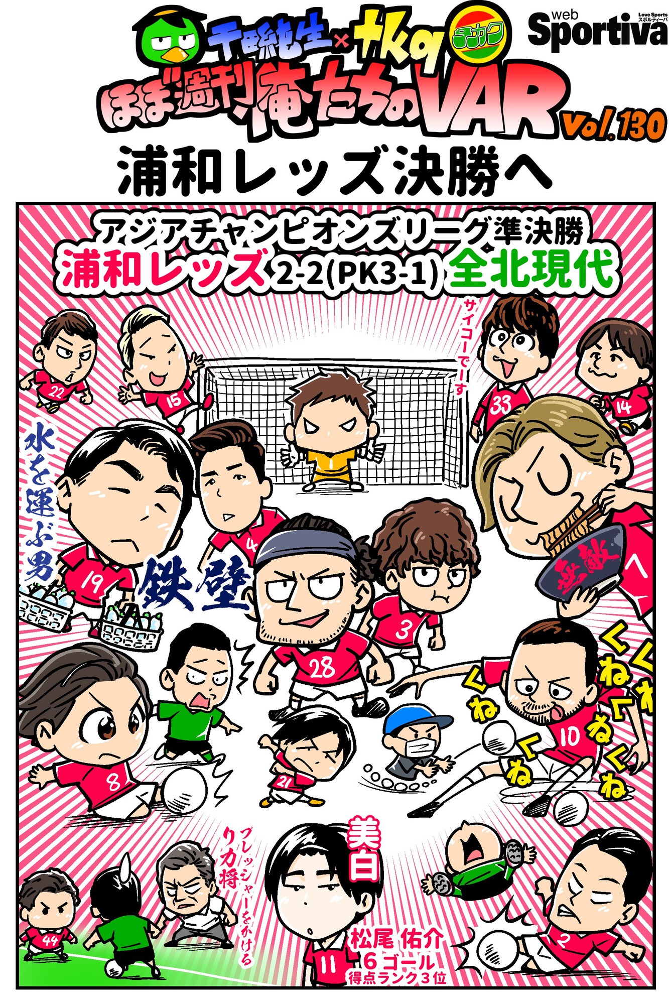 集英社スポルティーバ ほぼ週刊俺たちのvar Acl 日本集中開催ラウンド終了 生き残ったのは 浦和レッズ 来年2月の決勝もぶちかませ 俺たちのvar コラム 浦和レッズをacl決勝に導いた頼もしき後方部隊 T Co U4e0flbiyp