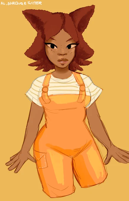 A very rough sketch, but I had this concept for a fox girl I wanted to get out of my system lmao 