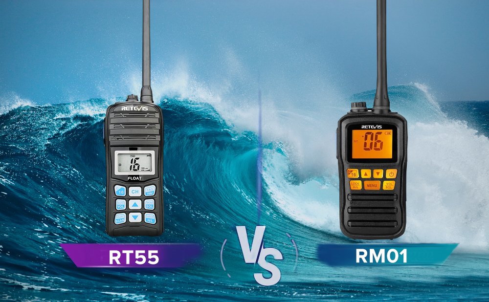 retevis_fans's tweet photo. Marine VHF handhelds: RT55 VS RM01
1⃣ RT55's battery is 1200mAh Li-ion; while RM01's is 850mAh Ni-MH
2⃣ RT55's power is 5W; while RM01's is 3W
3⃣ RT55 has more functions than RM01, such as ATIS, etc.
4⃣ RM01 is more affordable and smaller than RT55 https://t.co/7U19JIbqvp