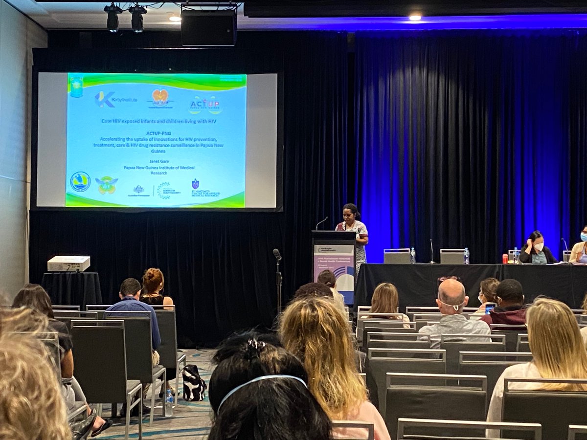 Dr. Janet Gare from PNG Institute of Medical Research presenting on Case HIV exposed infants and children living with HIV 

#HIVAIDS2022 #SH2022