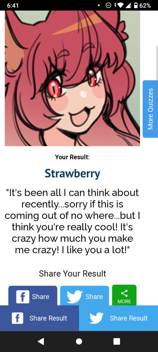 Jociemakesstuff's tweet photo. I took the quiz twice to see what I'd get. I like these two but I was hoping for different characters 😭 https://t.co/E1co6NpqW2