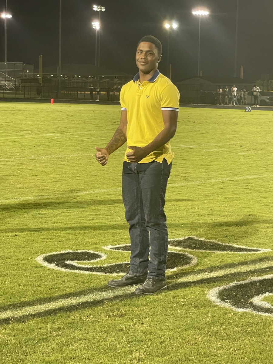 CobraTrack's tweet photo. Friday night we were able to present @JaylenBoudreau1 with his State Championship Ring for winning his 2nd consecutive 5A 400H State Championship.  Jaylen broke his own State Meet Record and became the fastest 400 hurdler in SC HS State History!!  Congratulations Jaylen!! https://t.co/Os9yGi9E4C