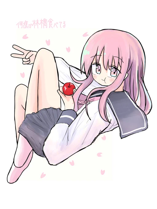 リチャードさんのところのピンク髪の子ちゃんが可愛すぎるので描かせていただきました 