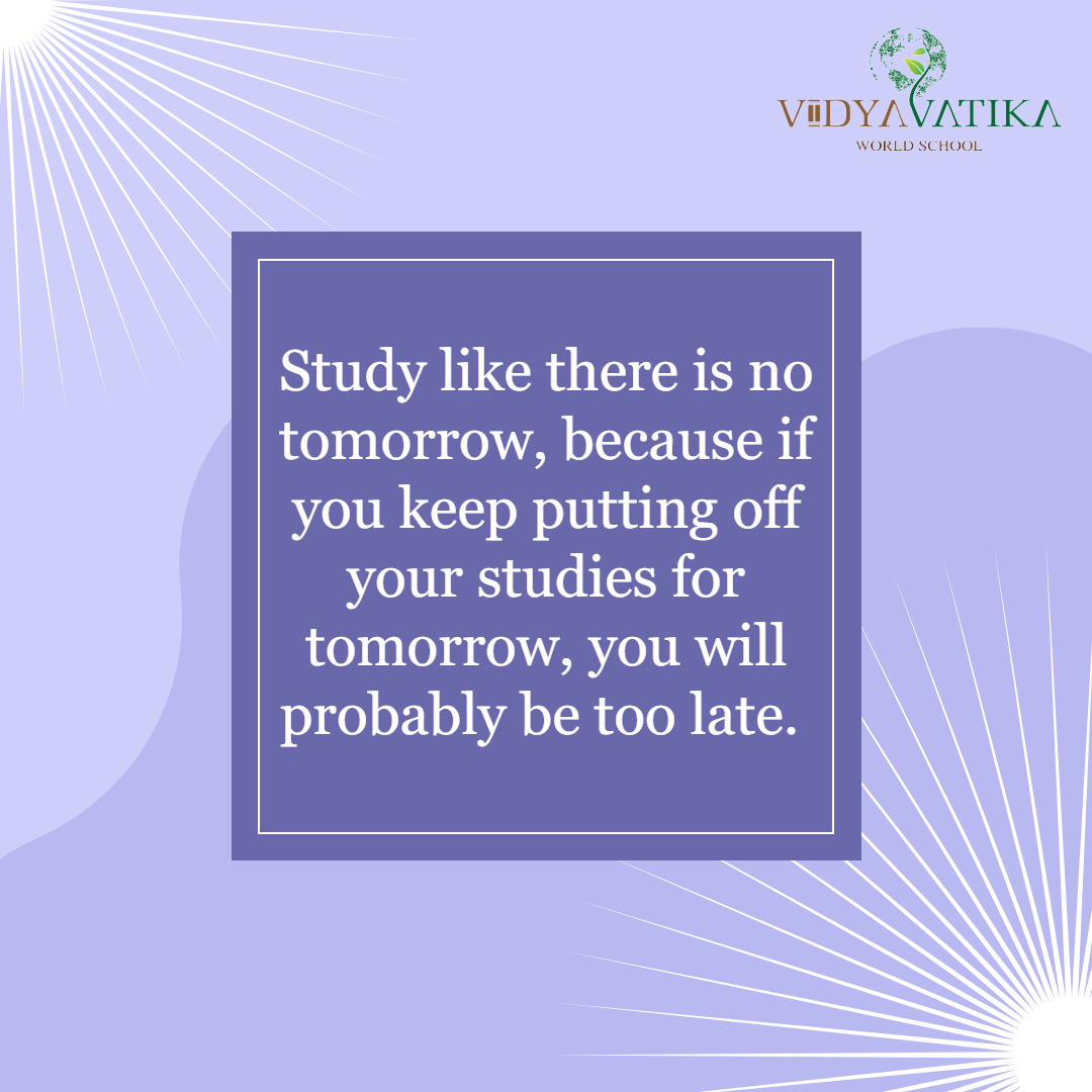 VidyaVatikaPNP's tweet photo. Don't be so late to start fresh and set the new goals.
#BestQuotes #QuoteforStudents #BestSchools https://t.co/ud5ydIrTkl