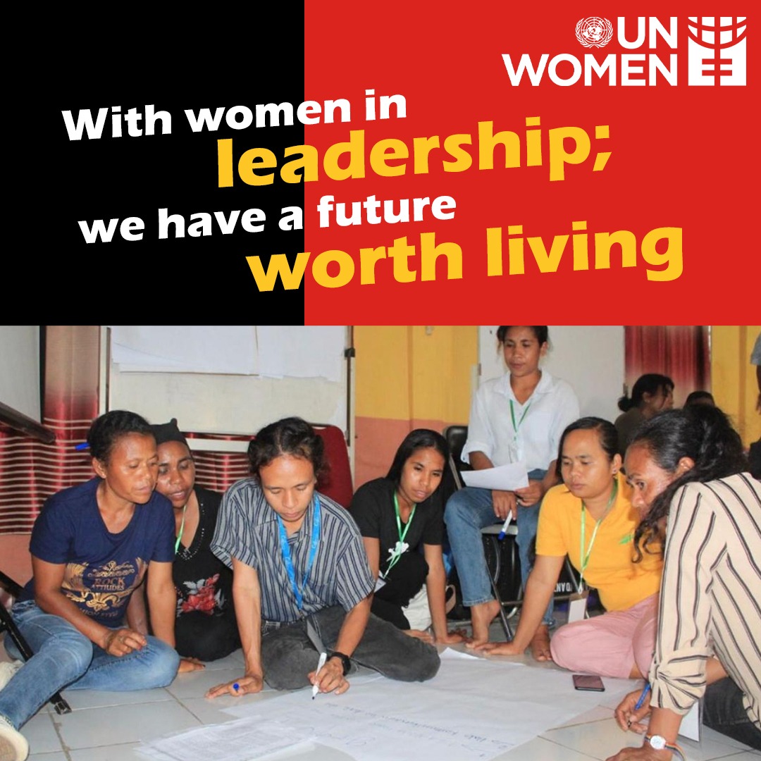 unwomenTL's tweet photo. Women as leaders are antidotes to #GenderInequality and gender-based violence which is essential to establish equality and sustainability in future.
#WorldHumanitarianWeek https://t.co/gcKPWBPanN