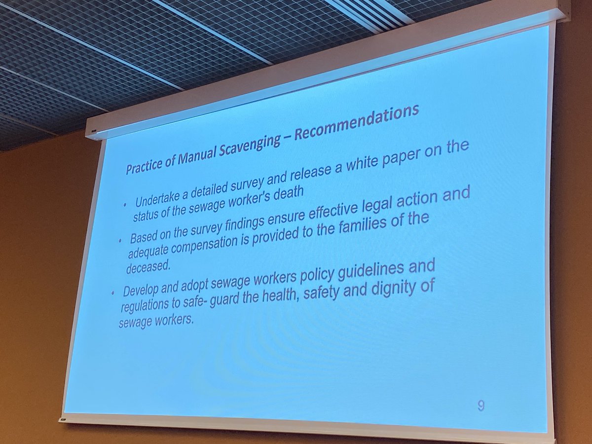 UPRinfo's tweet photo. #Presessions #UPR41 Indian CSOs recommendations on practice of Manual Scavenging https://t.co/nqK2BdAtI5