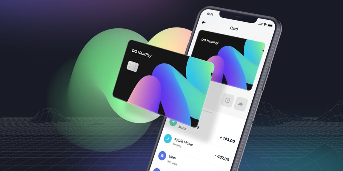 ReFiDailyNews's tweet photo. NearPay Brings Virtual Crypto Cards And A Wallet For iOS As Well As Android Users #NearPay #CryptoCards #NFT #CryptoNews #BlockChainNews 

 https://t.co/UfDpL09rBS https://t.co/pawAScORwS