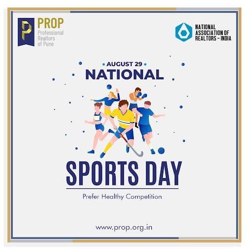 realtors_of's tweet photo. Happy National Sports Day! Remembering Major Dhyan Chand on his birth anniversary!
#sportsday #sportsday2022 #NationalSportsDay #fitness #healthy #healthyliving #togetherwecangrow #PROPAssociation #PROPWA #NARINDIA #propmember #NationalAssociationOfRealtors #networking #sports https://t.co/9j8zZqYqOk