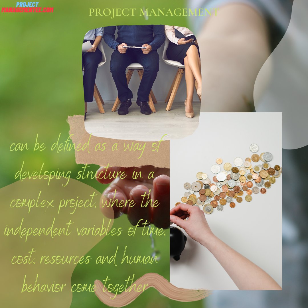 PmiProjectMng's tweet photo. Project management can be defined as a way of developing structure in a complex project, where the independent variables of time, cost, resources and human behavior come together #projectmanagement #projectplanning #scopemanagement #costmanagement #scheduling #timemanagement https://t.co/gpKZdbBOoM