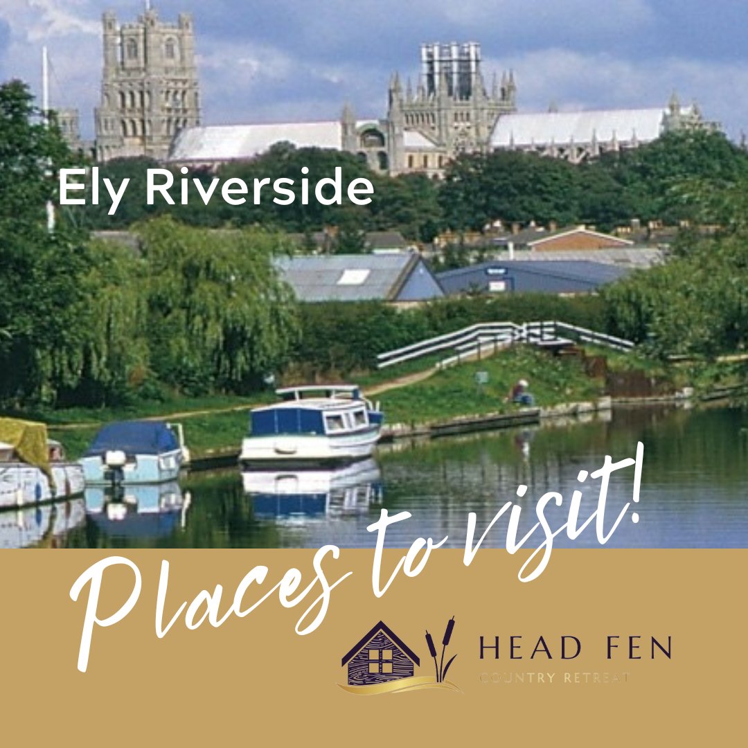 Ely has a beautiful waterside where you can enjoy a boat trip, a riverside walk or listen to music in the neighbouring Jubilee Gardens. As well as an art gallery and the region's largest antique centre, the riverside is home to a variety of eateries. 
#visitely #elyriverside