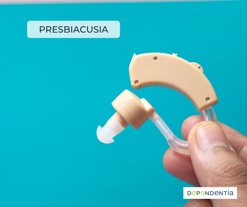 Dependentia_'s tweet photo. La #presbiacusia es la pérdida de capacidad auditiva. Puede ser bastante limitante cuando hay que relacionarse, con lo que puede comportar impacto psicológico.
La detección precoz siempre ayuda a encontrar soluciones a tiempo, mira:
https://t.co/WY5bVv9la2 https://t.co/cJOnCh0uOU