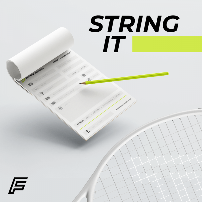 FrameworkSports's tweet photo. The Framework Sports racquet repair tickets are designed to help you keep track of your string jobs by streamlining your re-stringing and racquet repair process!

🎾 https://t.co/dfPvNKIcQj

#tennis #tennisstrings #tennisstringer #tennisstringing #tennisracket #tennisracquet https://t.co/ngBJG5hvNI