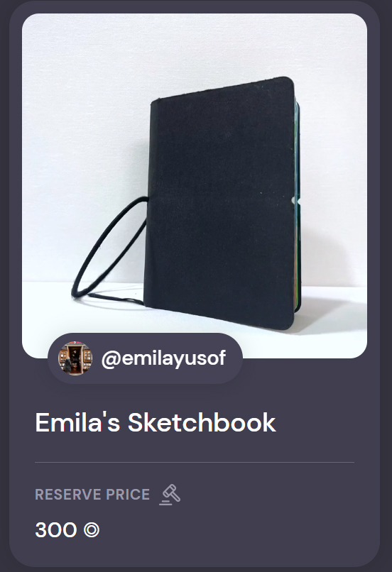 I listed my original sketchbook with painting studies on #formfunction. Made a stop-motion video.
formfunction.xyz/@emilayusof/9L…