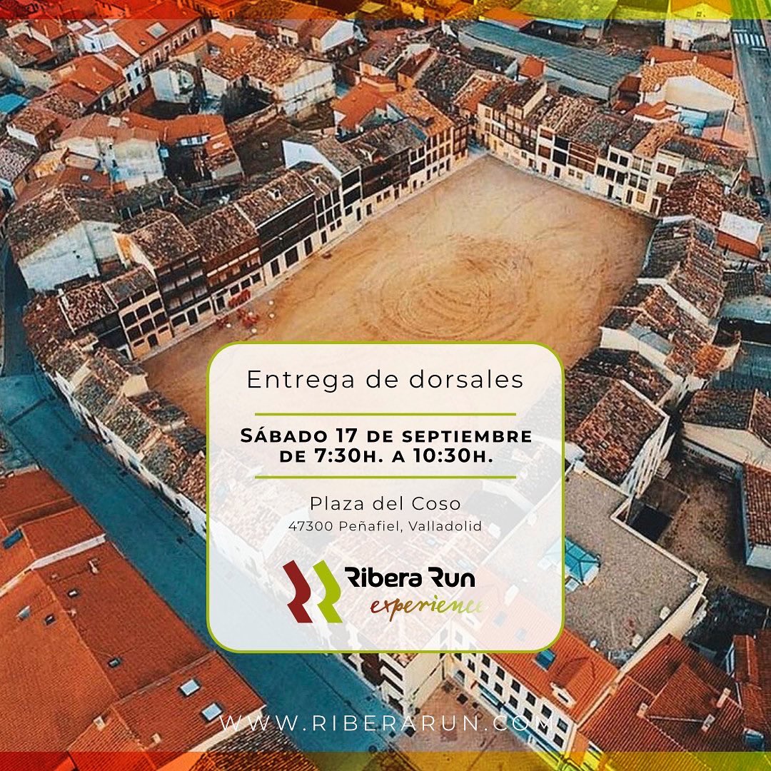 RiberaRun's tweet photo. ❗️El sábado se podrán recoger los dorsales en la Plaza del Coso tanto para la RRE 30km como para la RRMedia 17km, de 7:30 a 10:30. Por la tarde se darán los dorsales también para la RRPromo 7km, desde las 16:00 hasta las 17:30h.
#riberarunexperience #riberarun #riberadelduero https://t.co/8e57mHeLi8
