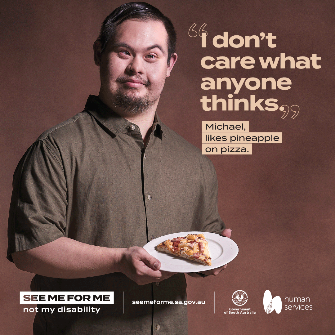 HumanServicesSA's tweet photo. Did you love our #SeeMeForMe campaign?
We value your opinion &amp; would love to gain some insights through this short 5-mins survey so we can work on making #SouthAustralia more #inclusive for all.
Responses are anonymous: https://t.co/AZUXBNpjXs
#HumanServicesSA #MakingADifference https://t.co/IQJtNRJIDi