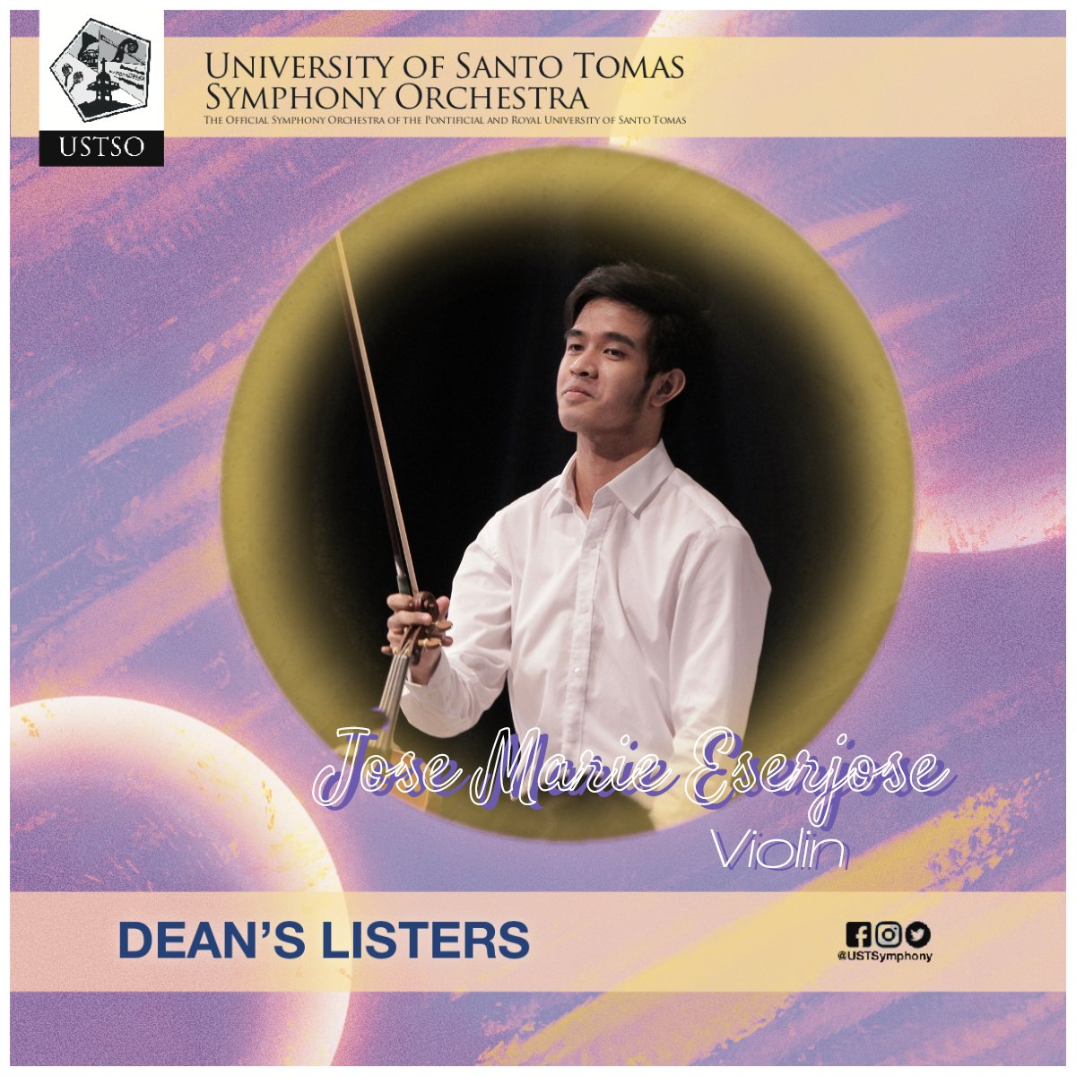USTSymphony's tweet photo. Bravo tutti! The hard work and dedication that you invested in your studies, regardless of all the hurdles in life, have been rewarded. May this be an inspiration for all of you that it was all worth it! https://t.co/2kZyseXAru