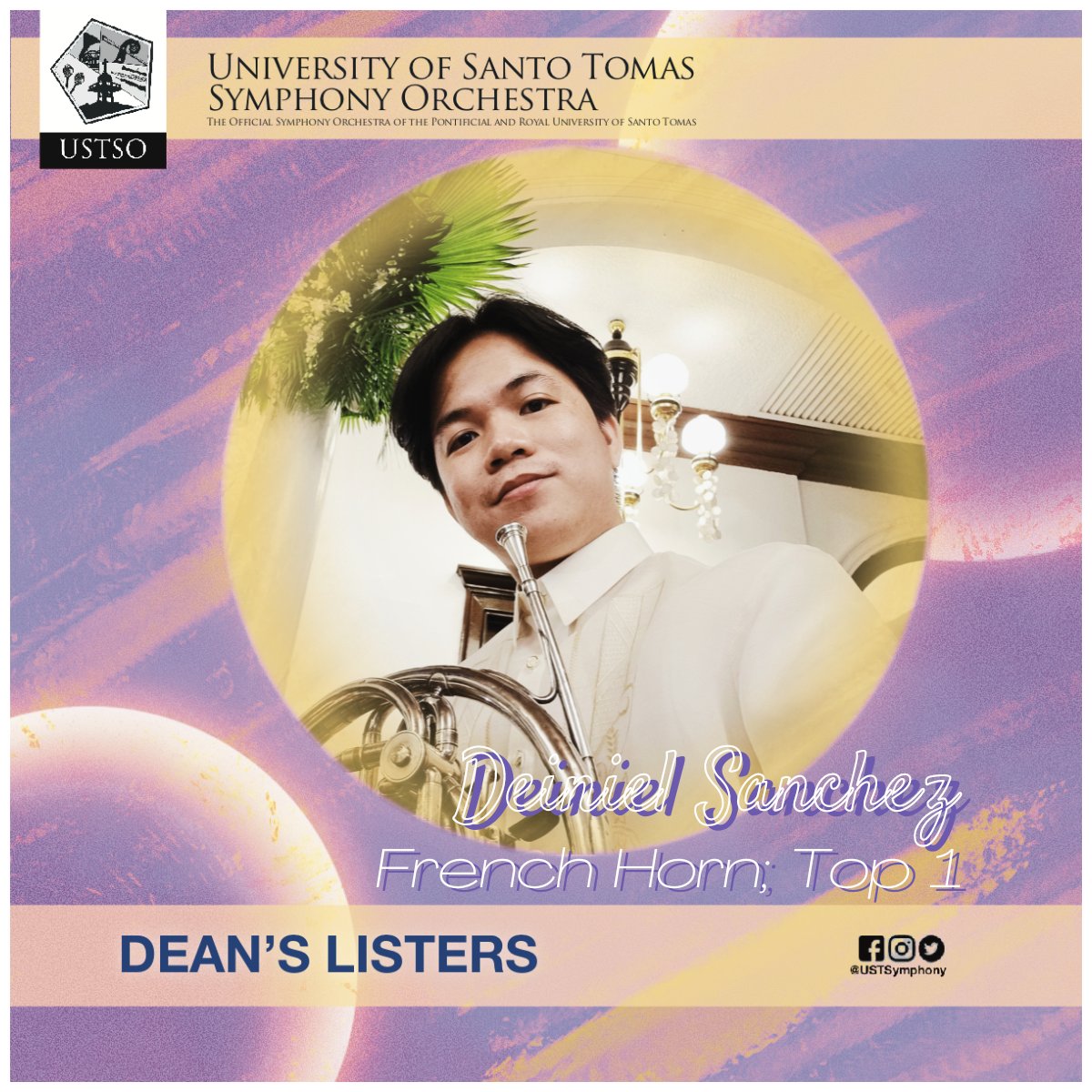 USTSymphony's tweet photo. Bravo tutti! The hard work and dedication that you invested in your studies, regardless of all the hurdles in life, have been rewarded. May this be an inspiration for all of you that it was all worth it! https://t.co/2kZyseXAru