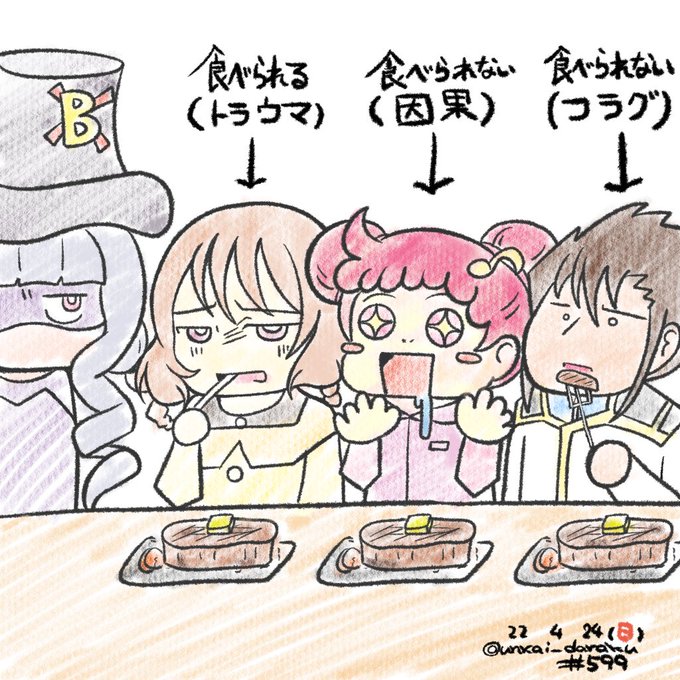 自分で描いておいてだけど、この絵結構好き。 