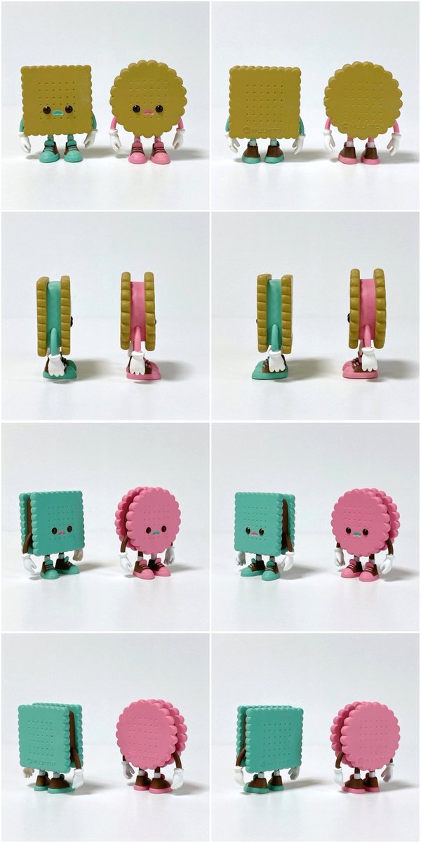 ガチャ『クリームビスケットボーイ』スタンドフィギュアの全8種をげっ