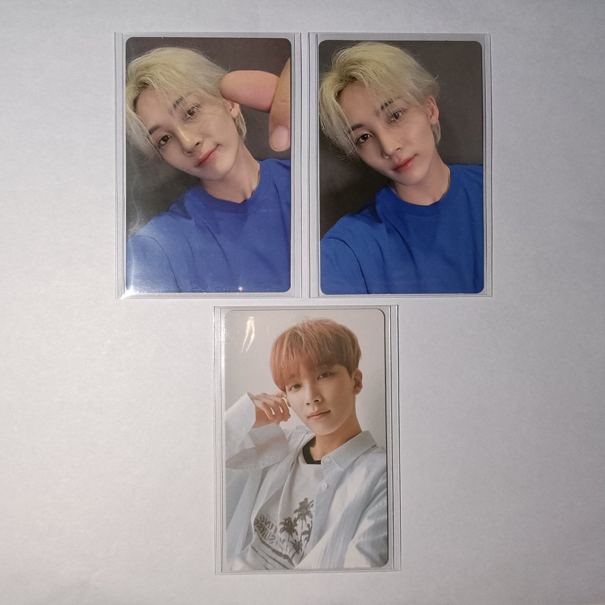 kyuhancart's tweet photo. ー 🛒 ꒰ wts lfb ph ꒱

〰️ JEONGHAN PCS

ꔛ an ode begin set - 500
ꔛ you made my day meet - 250

dop: payo / 3 days reservation 
mop: gcash
mod: ggx

reply/dm to claim !! https://t.co/XhZtTo56vc