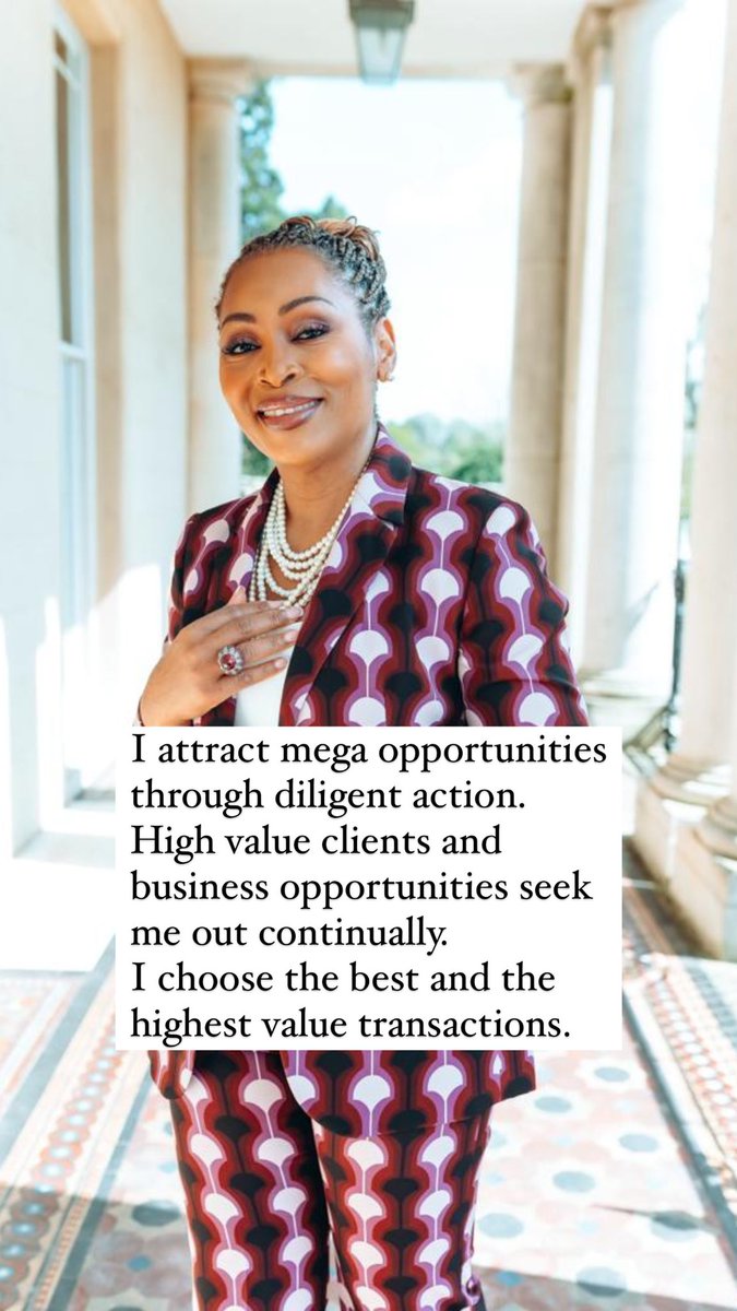UdoOkonjo's tweet photo. High value clients and business opportunities seek me out continually.
I choose the best and the highest value transactions.
#acemastermind #megabusinessgrowth #accomplishedaugust #gamechanging2022 #Successprincipleswithudo #ignitethewealthyyou #udoonpurpose #wealthaffirmation https://t.co/Ka0V0YHDqn