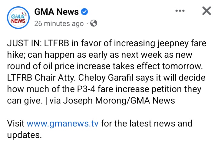 dumidyeypee's tweet photo. We welcome ber months with a possible P15 minimum jeepney fare, the highest fare to date https://t.co/fI4meHMHX9