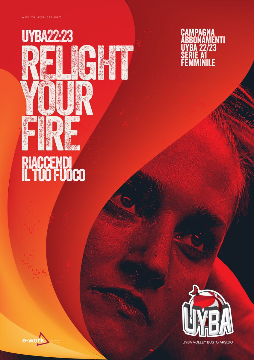 UYBAvolley's tweet photo. 🔥 RELIGHT YOUR FIRE "UNPUBLISHED"! Campagna abbonamenti UYBA Volley 22/23 - Quale preferite?
▶️ In vendita da giovedì 1 settembre, tutte le ultime info qui: https://t.co/5nkSIxo3UH
#RelightYourFire #Riaccendiiltuofuoco https://t.co/PoxhQ2vy9t