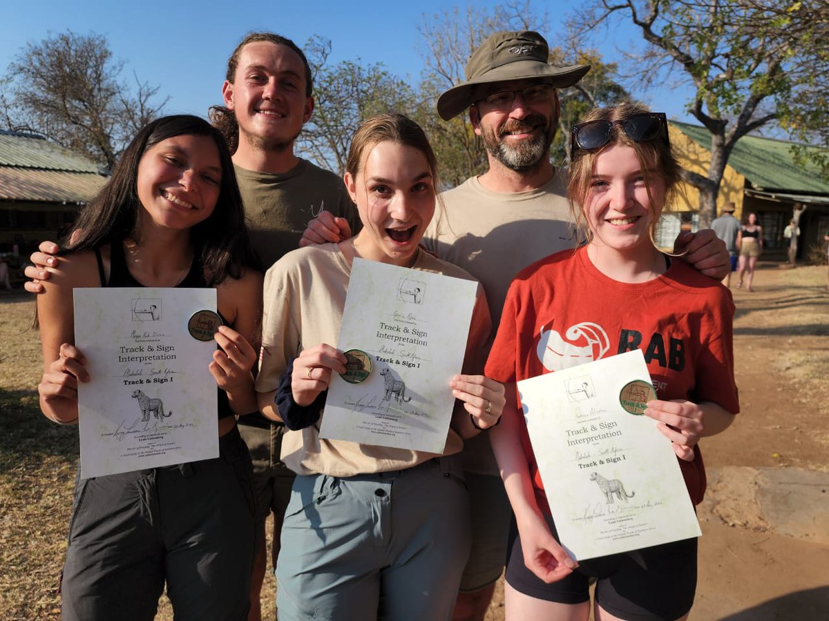 JohnB_Aberdeen's tweet photo. Final day in South Africa with @UoABioSci students. #natureguidetraining #originalwisdom - tracking and signs taught by Lee Gutteridge, Kersey Lawrence and their team. What a way to learn about nature. Already looking forward to next year! https://t.co/7QIxiuZWA9
