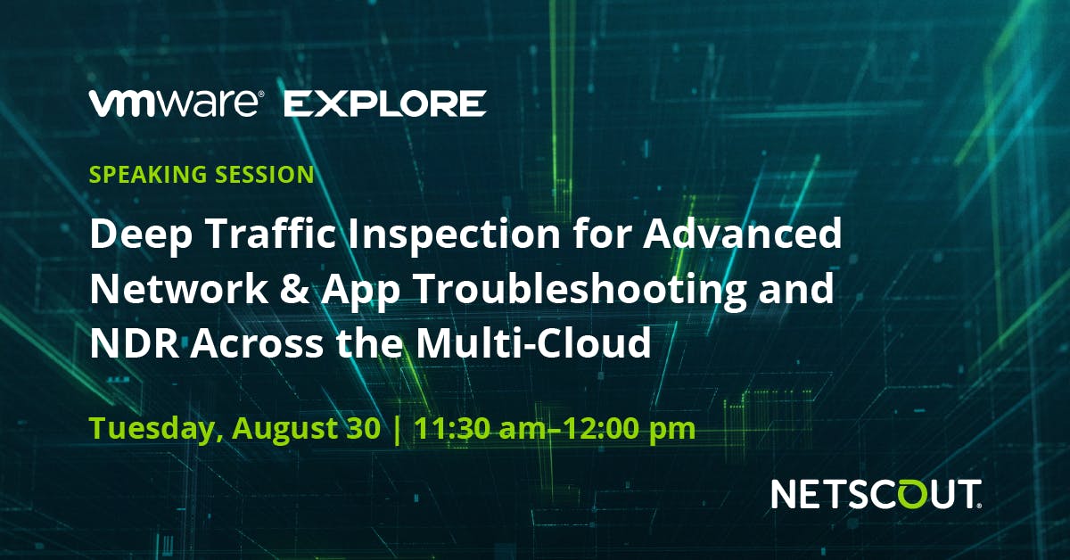 .<a href="/NETSCOUT/">NETSCOUT</a>'s partnership with <a href="/VMware/">VMware</a> provides organizations with sophisticated analysis, ensuring employee and customer service productivity. Learn how in this session at #VMWareExplore with "Guardian" Ray Krug!  bit.ly/3PWdWYT