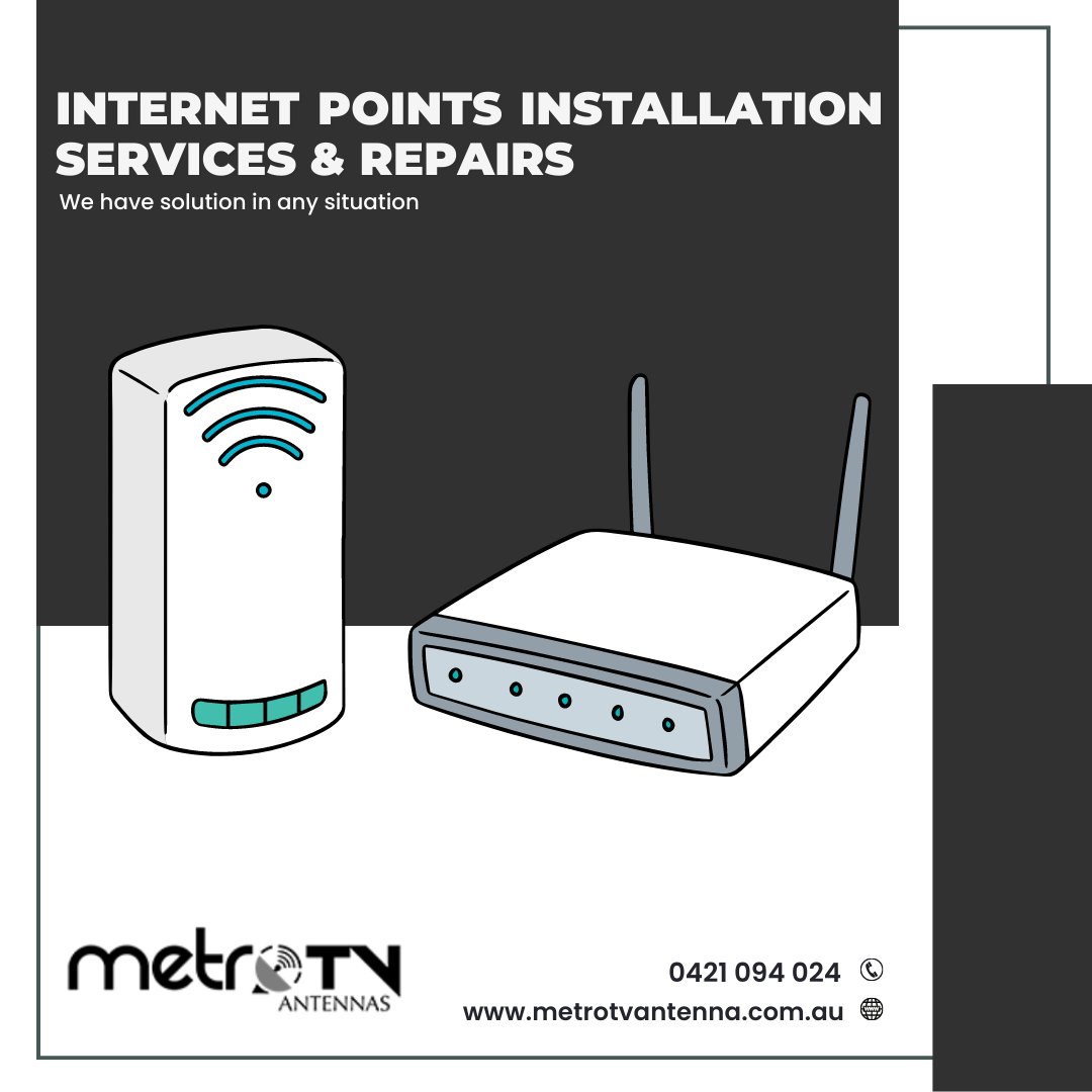 AntennaMetro's tweet image. Call us for Professional service of Internet and data points installation Melbourne.
Visit: metrotvantenna.com.au/location/tv-an…
 #DeviceInstallation #Melbourne #datapointsinstallation #internet #wallan