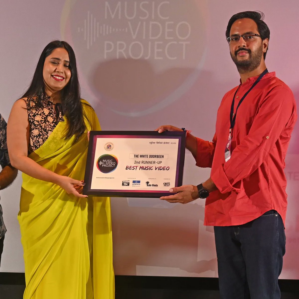 kgafest's tweet photo. 2nd Runner up of Music Video Project Awards goes to
Akhil Patel Studios
The White Dorbeen
#mvp2022 #spiritofmumbai #fimmakers #musicvideproject https://t.co/diewCnMyy8