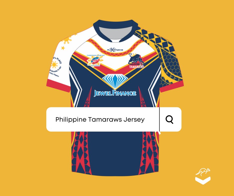 chasingroos's tweet photo. 🚨 NEW PRODUCT ALERT 🚨

🇵🇭 The 2022 Philippines Tamaraws jerseys are now in stock.

🦘🏃‍♂️ Chasing Roos are a proud jersey sponsor of the Philippines Tamaraws.

👕 We also have limited Philippines 2019 &amp; 2021 jerseys plus limited polos &amp; vests in stock.

📲 https://t.co/npdqEpScUv https://t.co/gyVpTJUDZ7