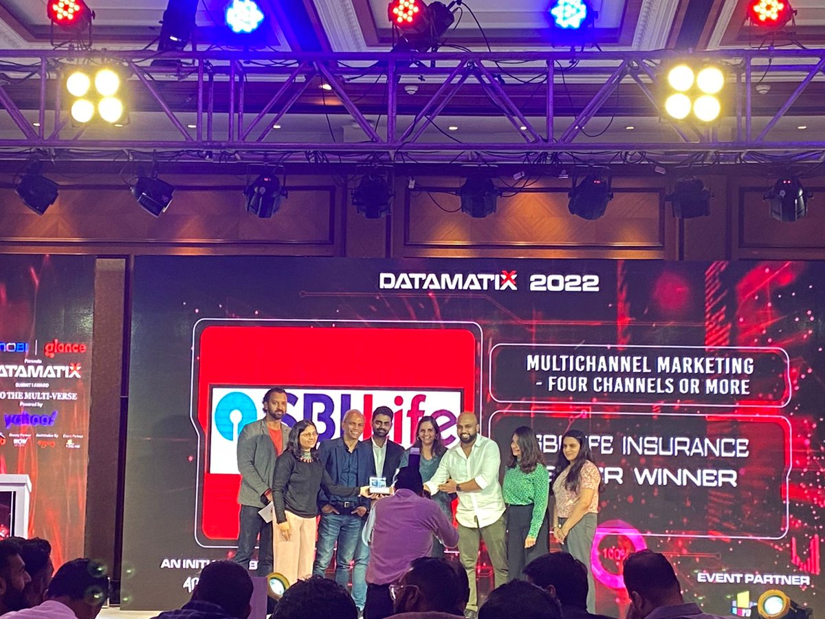 AdfactorsPR's tweet photo. Congratulations to the team for bringing home Silver in Multichannel Marketing at #Datamatix2022 for @SBILife 's Financial Immunity Survey 2.0 campaign!
#AdfactorsPR #Datamatix #MultiChannelMarketing https://t.co/ZWpKtLVrHI